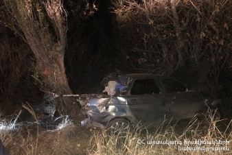 Երևան-Սևան ավտոճանապարհին ավտոմեքենաները բախվել են և սահել դեպի ձորակը