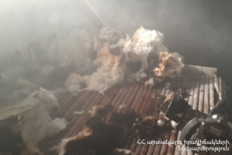 Հրդեհ Մարալիկ քաղաքի բամբակի գործարանում