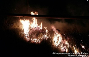 Հրդեհ է բռնկվել Սարչապետ-Պրիվոլնոյե միջհամայնքային հատվածում