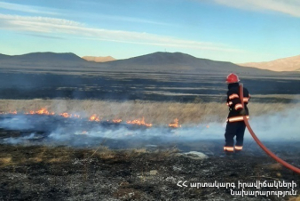 Հրշեջ-փրկարարները մարել են ընդհանուր մոտ 74,1 հա տարածքում բռնկված հրդեհները