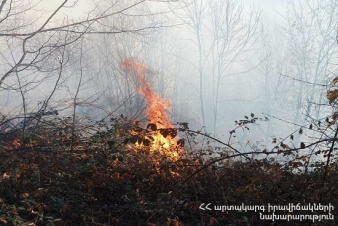 Հրդեհ Վահագնաձոր գյուղում