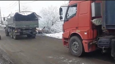 Փրկարարներն արգելափակումից դուրս են բերել 21 բեռնատար ավտոմեքենա