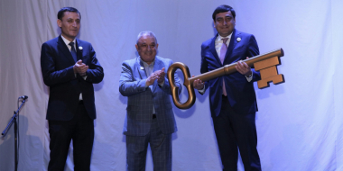 Երիտասարդական մայրաքաղաքի խորհրդանշական բանալին Հրազդանից փոխանցվել է Մեծամորին