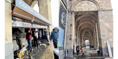 Ապամոնտաժման հերթը հասավ պատմության թանգարանի շենքից կառչած կրպակին․ Տիգրան Ավինյան 