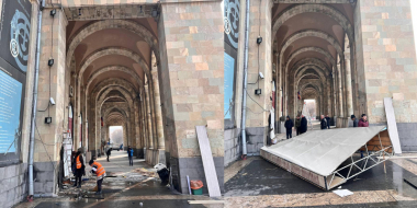 Հանրապետության հրապարակում ապամոնտաժվել է հանրապետական նշանակության հուշարձանի տեսքն աղավաղող կրպակը