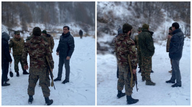 Ջերմուկի քաղաքապետն այցելել է դիրքեր