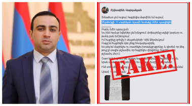 Պատգամավորի հրապարակած 10-ամյա երեխայի նամակը ակնհայտ կեղծիք է, նման ընտանիք գոյություն չունի. Տարոն Չախոյան