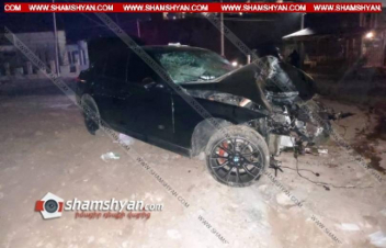 Ավտովթար Կոտայքի մարզում. վրացական համարանիշերով մեքենան բախվել է քարե պատին, կան տուժածներ