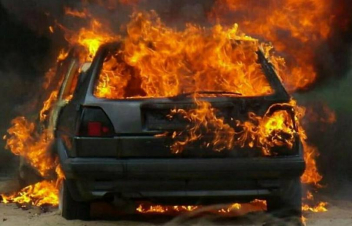 Բերդիկ գյուղի սկզբնամասում ավտոմեքենա է այրվել