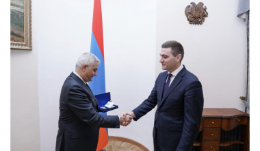 Արմեն Սիմոնյանը պարգևատրվել է «Եվրասիական տնտեսական միության զարգացման գործում ավանդի համար» մեդալով