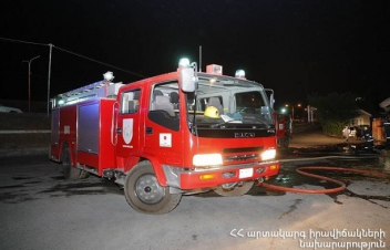 Ոստան գյուղում տուն է այրվել․ տուժածի վիճակը ծանր է