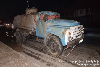 Շիրակի փողոցում վթար է տեղի ունեցել. տուժածներ չկան