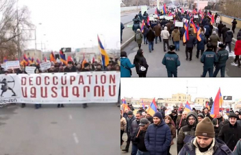 «Ազգային Ժողովրդական Բևեռ»-ը հերթական հակառուսական ակցիան է կազմակերպել Գյումրիում