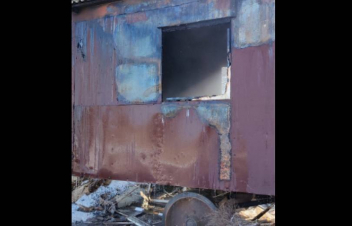 Ձորաղբյուր գյուղի ձիարշավարանի տարածքում այրվել է վագոն-տնակ