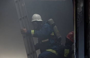 Վերին Պտղնի գյուղում տուն է այրվում