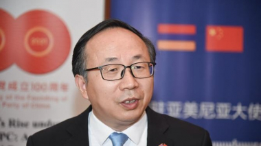 Չինաստանի դեսպանը շնորհավորել է ՀՀ զինված ուժերի կազմավորման տարեդարձի առթիվ