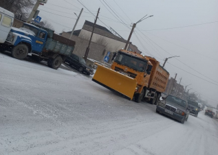 Գյումրու փողոցները մաքրվում են տեղացած ձյունից