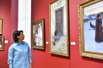 Աննա Հակոբյանն այցելել է Ղազախստանի պետական արվեստի թանգարան