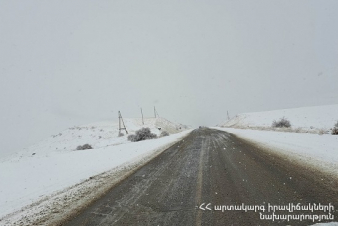 Վարդենյաց լեռնանցքը փակ է կցորդիչով բեռնատարների համար