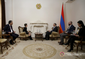 Արմեն Գրիգորյանն ընդունել է ՀՀ-ում Լատվիայի նորանշանակ դեսպան Էդիտե Մեդնեին