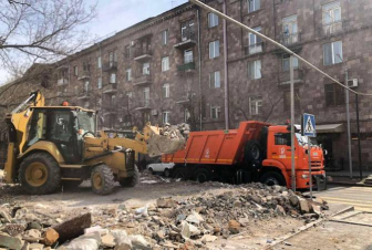 «Մերգելյան» զբոսայգու շինությունները ապամոնտաժվում և շինաղբից մաքրվում են