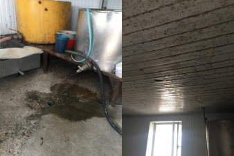 Կաթնամթերքի արտադրամասը կասեցվել է սանիտարահիգիենիկ նորմերի խախտման հիմքով