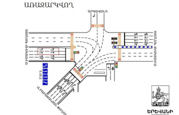 Երթևեկության փոփոխություն՝ Իսակովի պողոտա-Բաբաջանյան փողոց խաչմերուկում