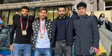 Ղազարյանը, Համբարձումյանը, Դաշյանն ու Գրիգորյանը մարզադաշտից են աջակցում հավաքականին