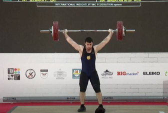 Ծանրորդ Աշոտ Մարգարյանը երիտասարդների ԱԱ-ի բրոնզե մեդալակիր է