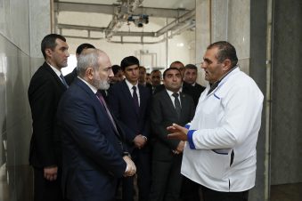 Արագածավանում վարչապետը ծանոթացել է սպանդանոցային մորթի պայմաններին