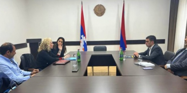 Արցախի ԱԳ նախարարն ընդունել է Լեմկինի անվան ինստիտուտի համահիմնադրին և Արգենտինայի հայ համայնքի ներկայացուցիչների