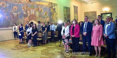 Կայացել է Հայաստանում Խաղաղության կորպուսի ամերիկացի կամավորների 28-րդ խմբի երդման արարողությունը