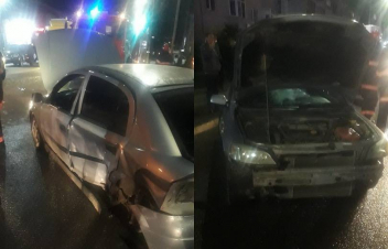 Սպիտակում մեքենաների բախման հետևանքով դրանցից մեկը բռնկվել է. վարորդները հոսպիտալացվել են