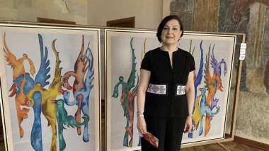 Գյումրիում բացվեց Արմենուհի Սաղդասարյանի «Տառերի Ճախրանք» ցուցահանդեսը