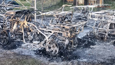 Արտակարգ դեպք Կոտայքի մարզում․ Ծաղկաձորի ճոպանուղու մոտ այրվել են 7 կվադրոցիկլներ