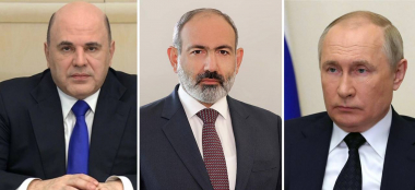 Նիկոլ Փաշինյանը շնորհավորական ուղերձներ է հղել Վլադիմիր Պուտինին և Միխայիլ Միշուստինին