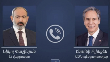Վարչապետը հեռախոսազրույց է ունեցել Էնթոնի Բլինքենի հետ. անդրադարձ է եղել Բաքու-Ստեփանակերտ երկխոսության անհրաժեշտությանը