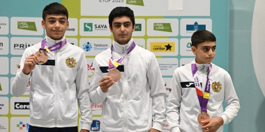 Եվրոպայի պատանեկան օլիմպիական փառատոն. հայ մարմնամարզիկները երրորդն են թիմային պայքարում