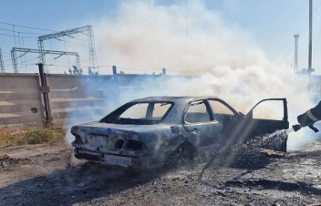 Երևանի Րաֆֆու փողոցում ավտոմեքենա է այրվել