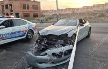 Ավտովթար Երևանում. իրավապահները պարզում են վարորդների և վիրավորի ինքնությունը