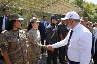 Բանակային խաղերի անցկացմամբ շեշտում ենք ֆիզիկական և հոգեբանական պատրաստության կարևորությունը. Փաշինյան