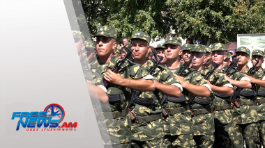 Նորակոչիկների երդման արարողություն՝ ԱԱԾ սահմանապահ զորքերի զորամասում