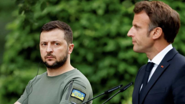 Բանակցություններ են վարել Զելենսկին ու Մակրոնը