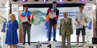  Ոսկե և արծաթե մեդալներ՝ շախմատի Եվրոպայի պատանիների առաջնությունից