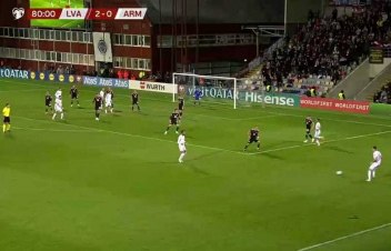 Հայաստանի հավաքականը 2:0 հաշվով պարտվեց Լատվիայի թիմին