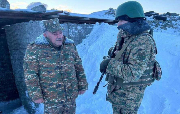 Ռազմական ոստիկանության պետը գիշերել է մարտական դիրքում