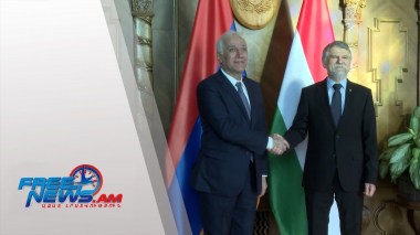 Նախագահ Վահագն Խաչատուրյանը հանդիպում է ունեցել Հունգարիայի Ազգային ժողովի նախագահ Լասլո Կյովերի հետ