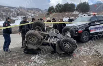 18-ամյա տղան կվադրոցիկլով կողաշրջվել է. կան վիրավորներ