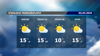 Եղանակի տեսություն. 03.03.2024