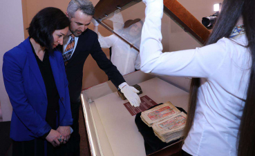 Ներկայացվել են խոշոր նվիրատուների՝ Մատենադարանին ընծայաբերած բացառիկ հավաքածուներ